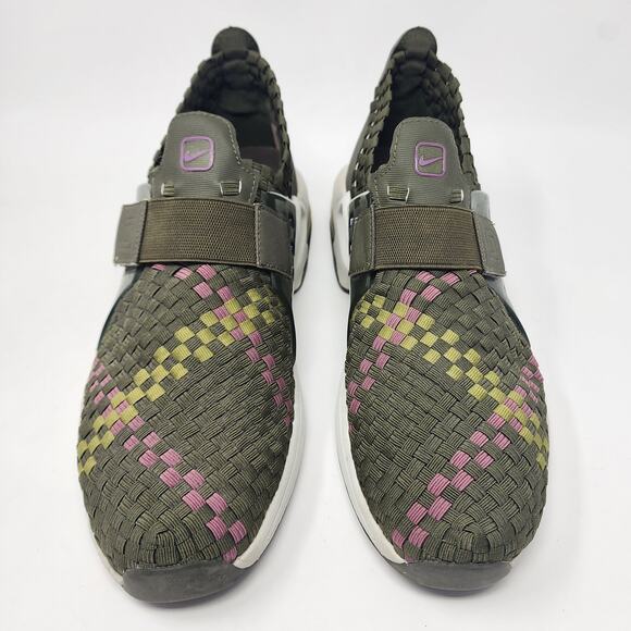 Nike Air Max Sneakers Women 11 Sphere Green & Pink Woven 302260 VTG 2002 - Picture 3 of 11